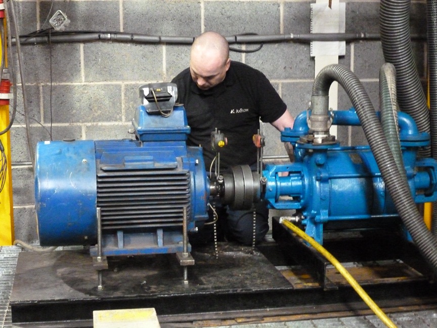 Pelatihan Alignment Pump and Motor, Training Alignment Pump and Motor